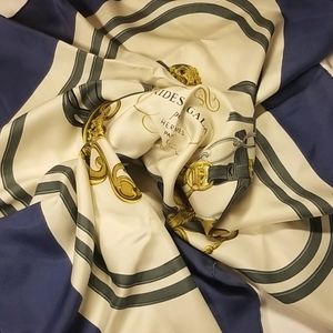 Hermès - Brides de Gala Authentic Silk Scarf Blue